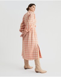 Witchery - Check Shoulder Shirt Dress