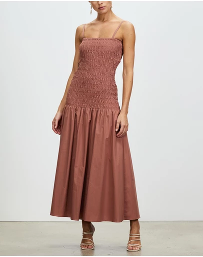 Sofia Irina - Maxi Shirred Dress