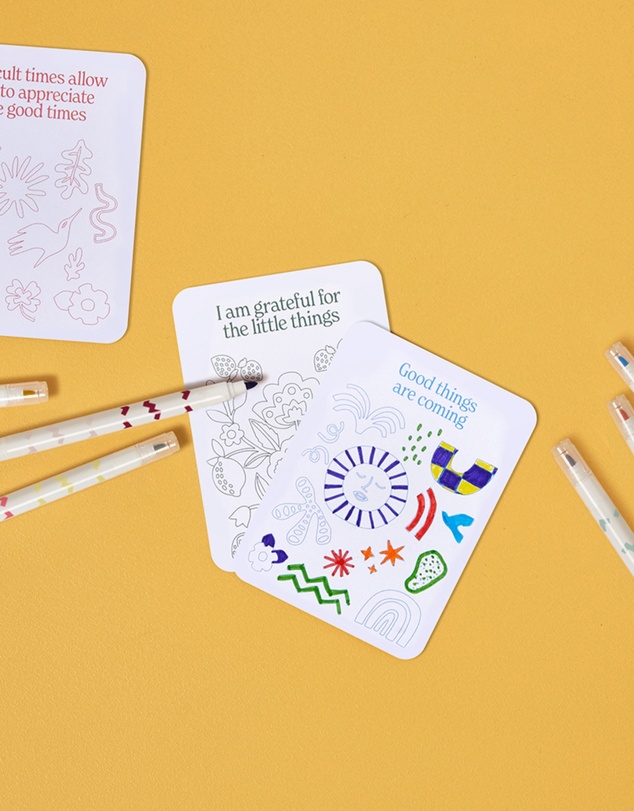Journey Of Something - Colour Your Own Affirmation Cards