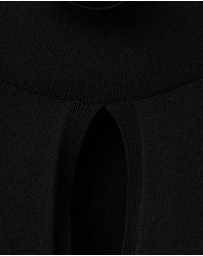 M.N.G - Perkins-Neck Sweater With Cut-Out
