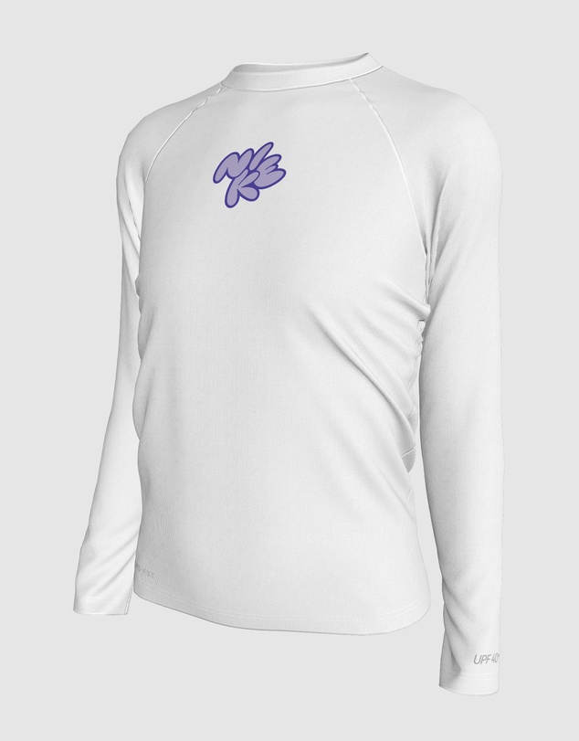 Nike - Bubble Script Big Kids Dri-Fit Long-Sleeve Hydroguard