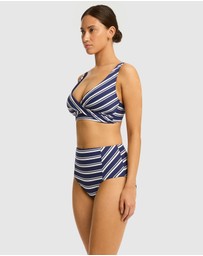 Sea Level Australia - Biarritz Cross Front Multifit Bra Top