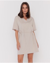 ALEXANDRA - Nix Mini Dress Stone