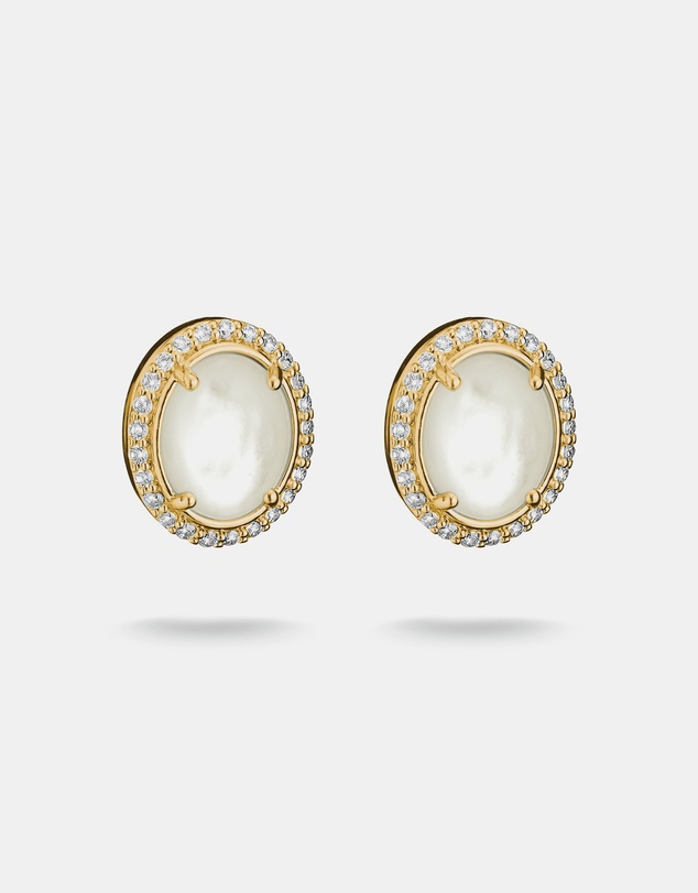 THOMAS SABO - THOMAS SABO Ear studs mother-of-pearl with zirconia