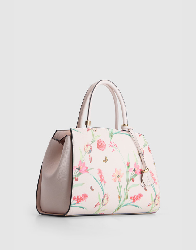 Laura Jones - Cherry Floral Tote Bag