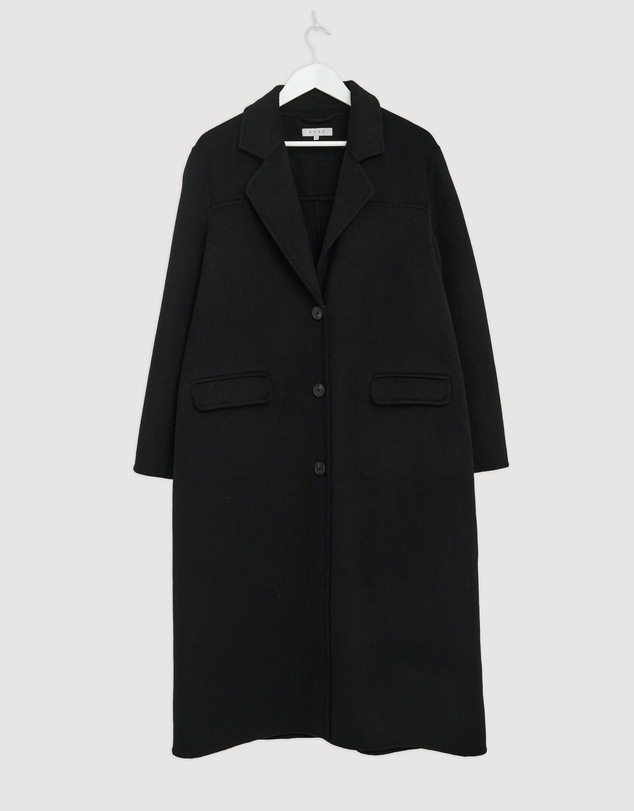 Revibe - Repaired AERE Orla Double Faced Wool Coat - AU 12
