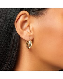 Michael Hill - 15mm Hoop Earrings in 10kt Yellow Gold