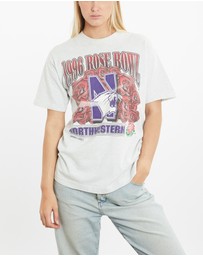 Vintage by The Real Deal - Pre Loved - Vintage 1996 Northwestern Wildcats Rose Bowl Tee