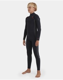Billabong - Boys 8 to 16 3/2Mm Absolute Natural Chest Zip Long Sleeve Fullsuit
