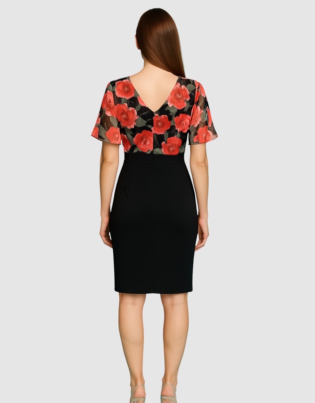 Pink Ruby - In Bloom Contrast Dress