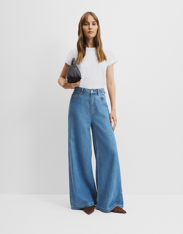 Country Road - Soft Denim Wide Jean
