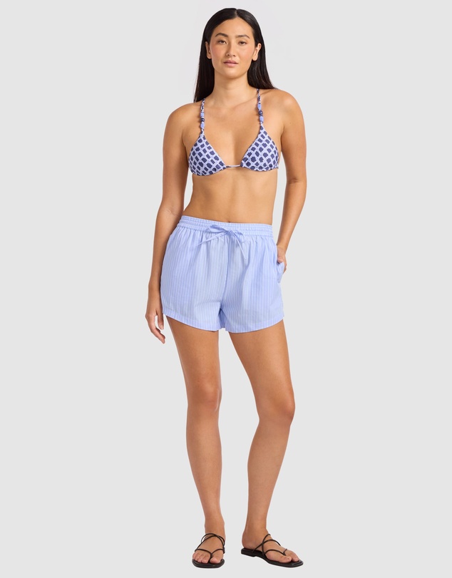 Seafolly - Wear Now Stripe Drawstring Shorts