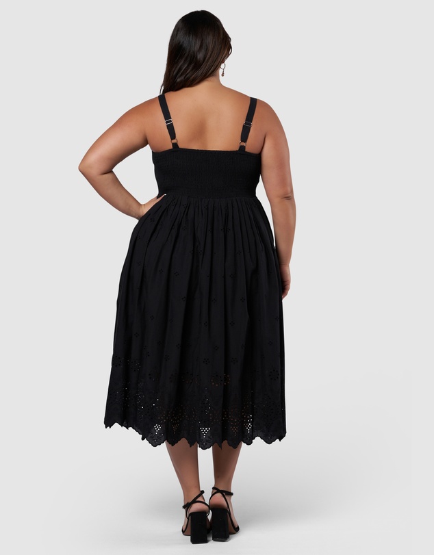 Something 4 Olivia - Brenna Broderie Midi Dress
