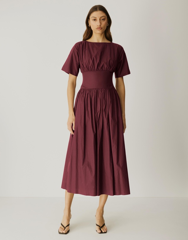 summer dresses cotton for women Women's 100% Organic Cotton T-Shirt Dress L / Slate