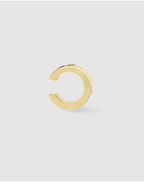 Wanderlust + Co - Rainbow Gem Gold 9mm Ear Cuff