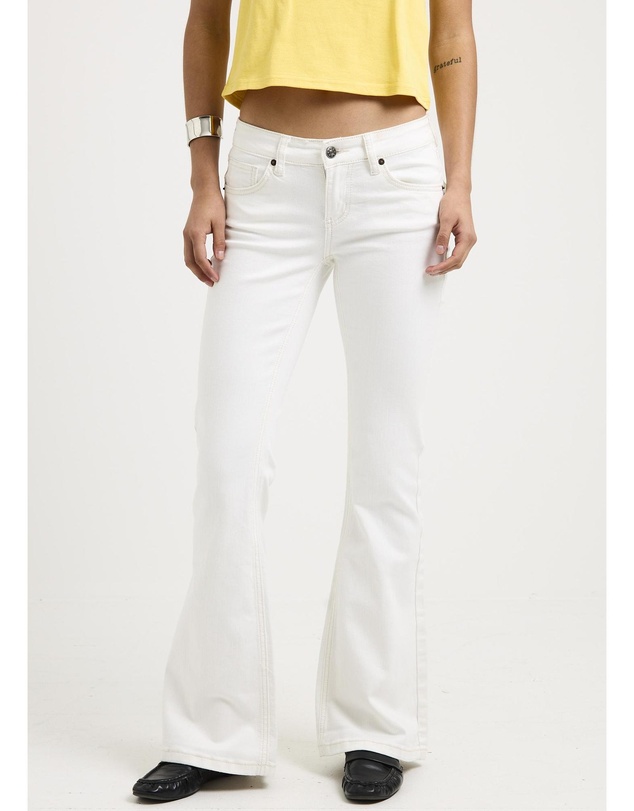 Neon Hart - Sarki Low Rise Flare Denim Jeans