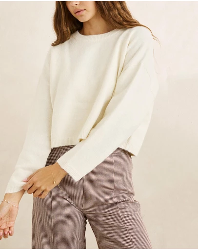Rhythm - Estelle Fluffy Crew Neck Knit