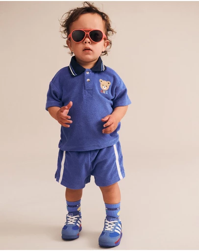 Huxbaby - Towelling Retro Shorts - ICONIC EXCLUSIVE - Babies-Kids