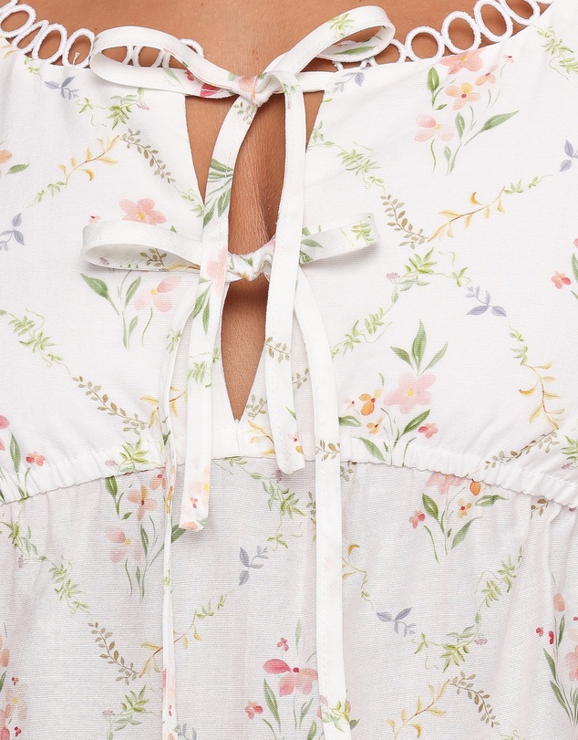 Petal & Pup - Gail Top - White Vintage Floral