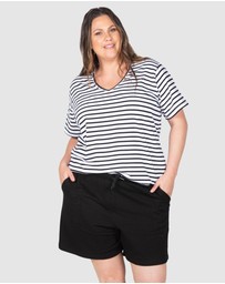 Love Your Wardrobe - Cassie Stripe Tee