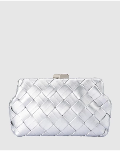 Olga Berg - Quinn Woven Clutch