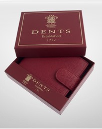 DENTS - Beauley RFID Bifold Press Stud Leather Wallet w/ Coin Pocket