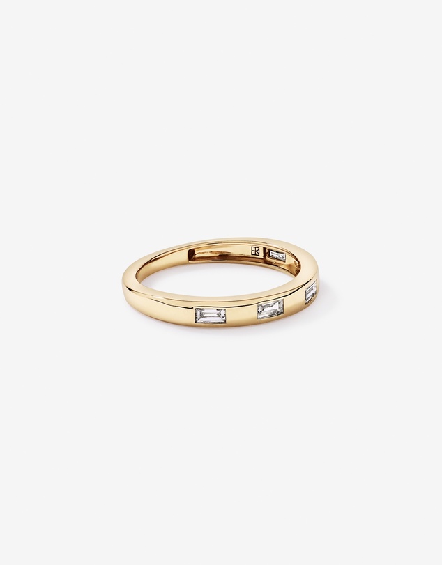 Michael Hill - 0.22TW Baguette Laboratory-Grown Diamond Wedding Band in 14kt Yellow Gold