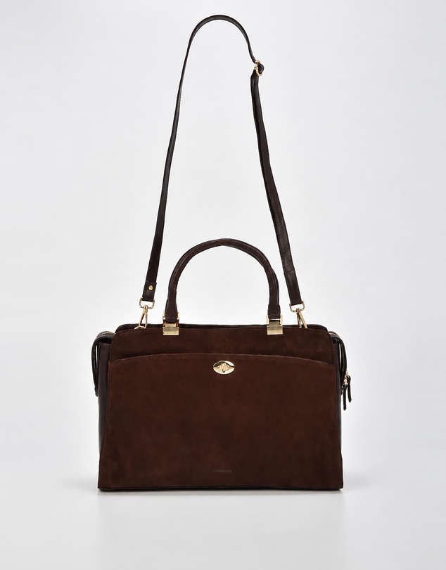 Cobb & Co - Kew Leather Suede Business Bag Tote