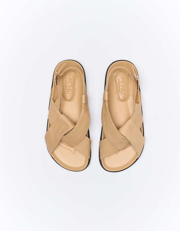 Walnut Melbourne - Mya Leather Sandal