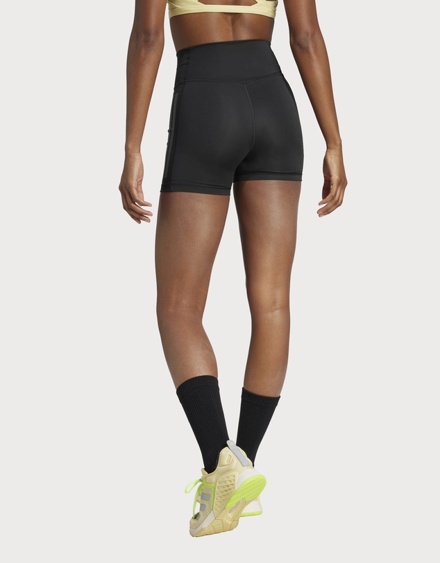 adidas Performance - Optimé 3-Stripes 1/4 Short Leggings Womens