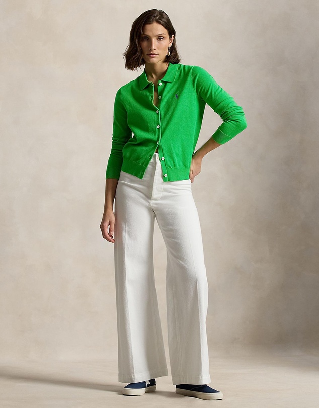 Polo Ralph Lauren - Polo-Collar Buttoned Cardigan - The ICONIC Exclusive