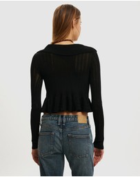 Cotton On - Ruffle Knit Cardi
