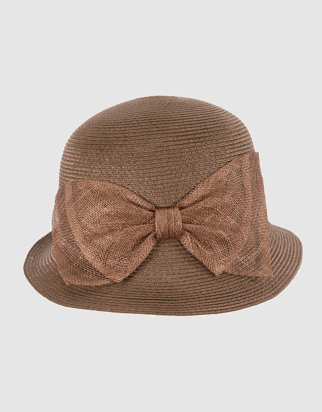Max Alexander - Summer Brown Cloche Hat