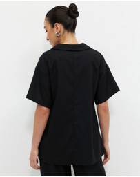 Calli - Karina Oversized Collared Shirt