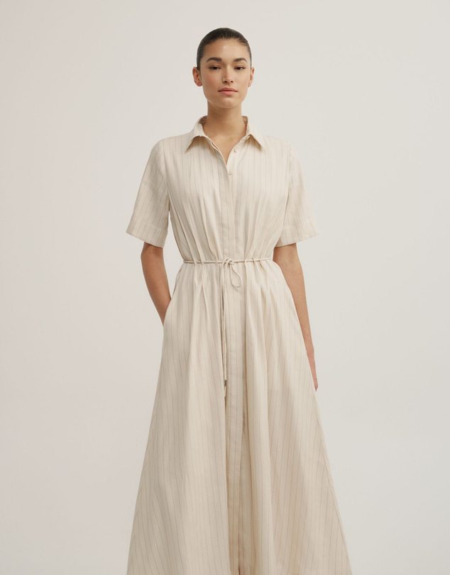 Witchery - Drawstring Shirt Midi Dress