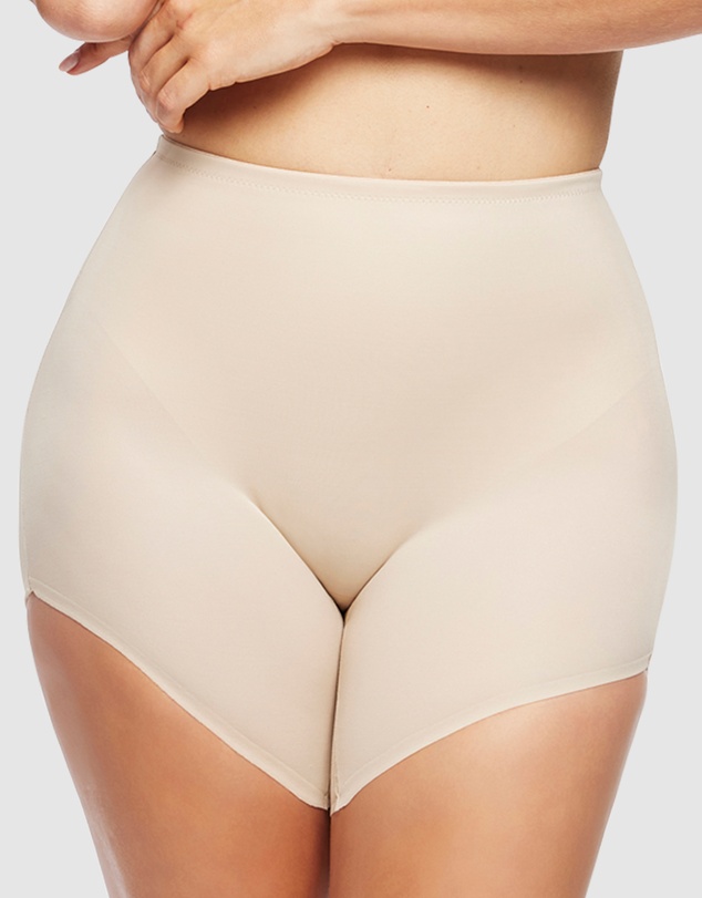 Naomi & Nicole - Sidekick Slanted Hem High Leg Shapewear Short