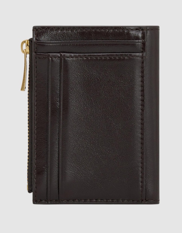 Oroton - Cecile 10CC Mini Zip Wallet Crackle