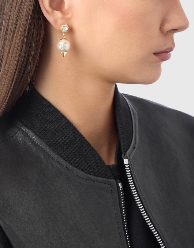 Philipp Plein - Plein Rhapsody Gold-Tone Drop Earrings