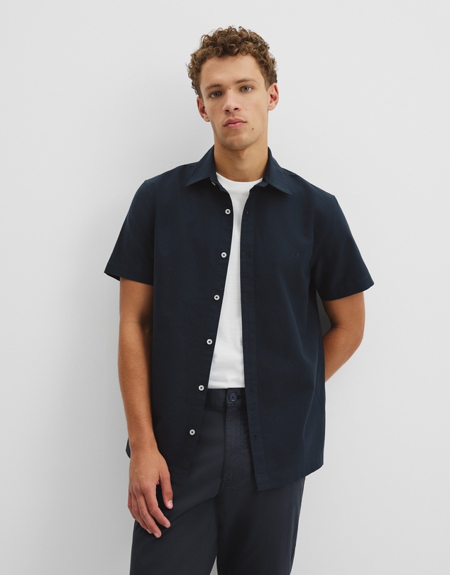 Country Road - Short Sleeve Relaxed Good Earth Cotton Oxford Shirt