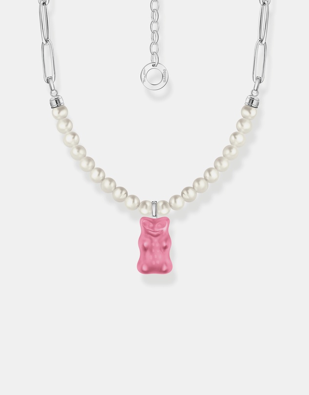 THOMAS SABO - HARIBO Pink Bear Pearl Necklace