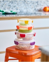 Joseph Joseph - Nest™ Lock 4-piece Round Multi-size Storage Container Set (Multicolour)