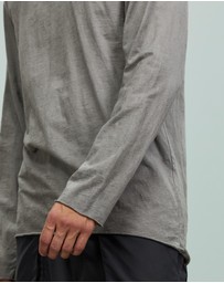 Surrounded By Ghosts - The Trona Cotton Long Sleeve Tail T-Shirt