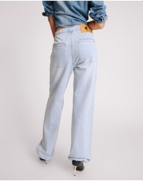 ONE TEASPOON - Blue Latte Marley Relaxed Denim Jeans