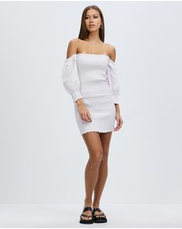 Third Form - Blur Out Off Shoulder Dress