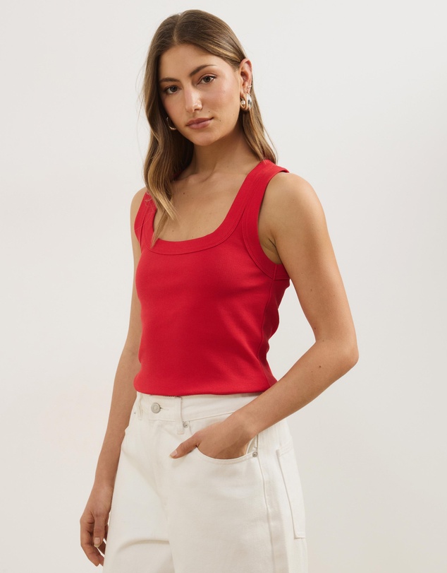 Atmos&Here - Organic Cotton Scoop Tank