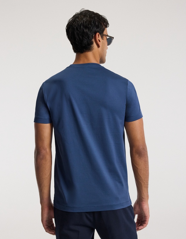 Calibre - Mercerised Crew T-shirt Marine