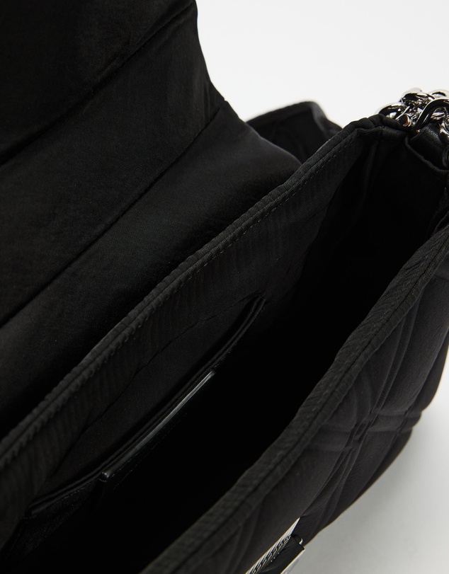 Emporio Armani - Logo Embossed Half Flap Shoulder Bag