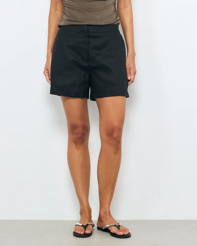AERE - Tailored Linen Shorts