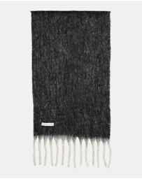 Morgan & Taylor - Cosette Chunky Two-Toned Scarf in Black & White