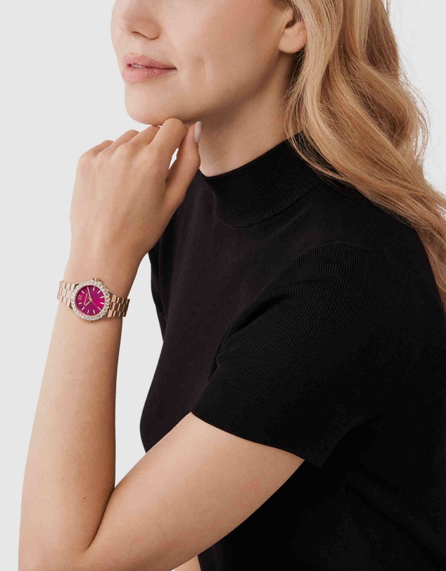 Michael Kors - Lennox Rose Gold Tone Analogue Watch